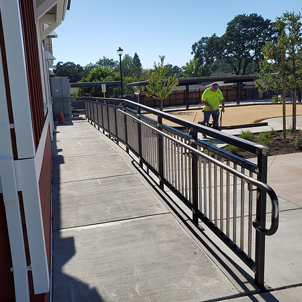 Ramp Railing Complete