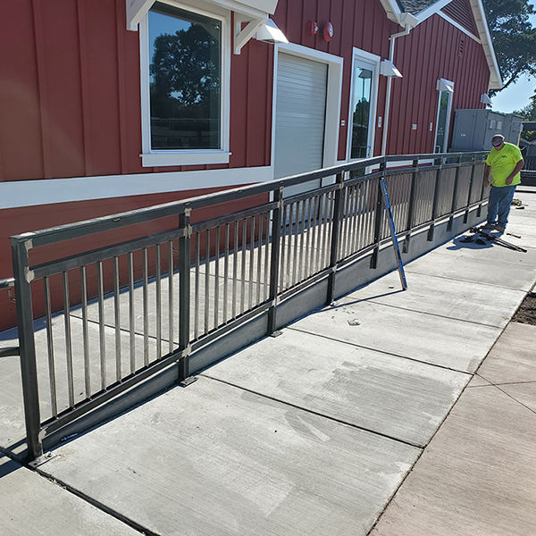 Ramp Railing Complete