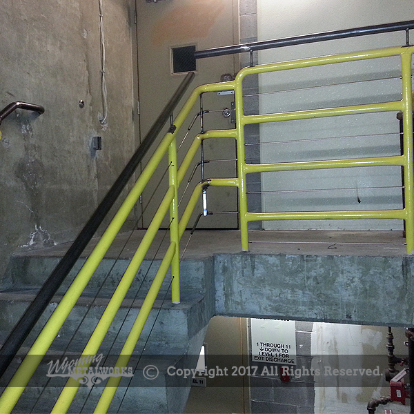 Retrofitting commercial railing