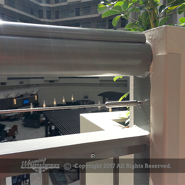 Cable railing retrofitting